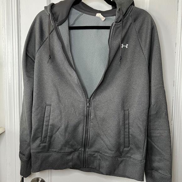 Under Armour Semi-Fitted Cold Gear Full Zipper Jacket - Picture 1 of 3